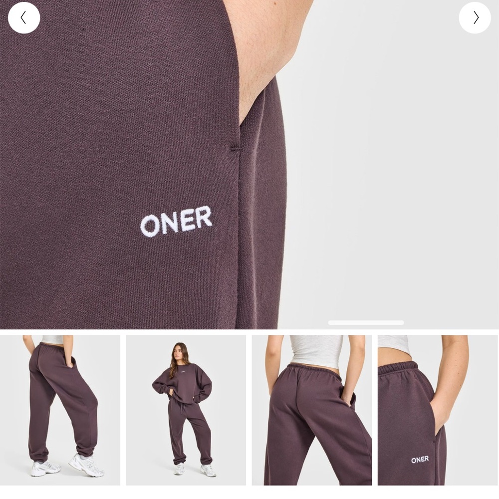 Oner Active umber brown mid weight jogger. - Picture 3 of 6